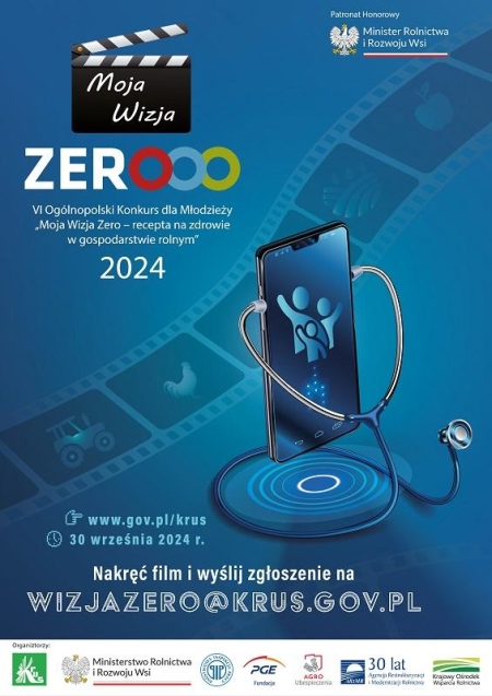 :VI edycji Ogólnopolskiego Konkursu dla Młodzieży „Moja Wizja Zero – recepta na zdrowie w 