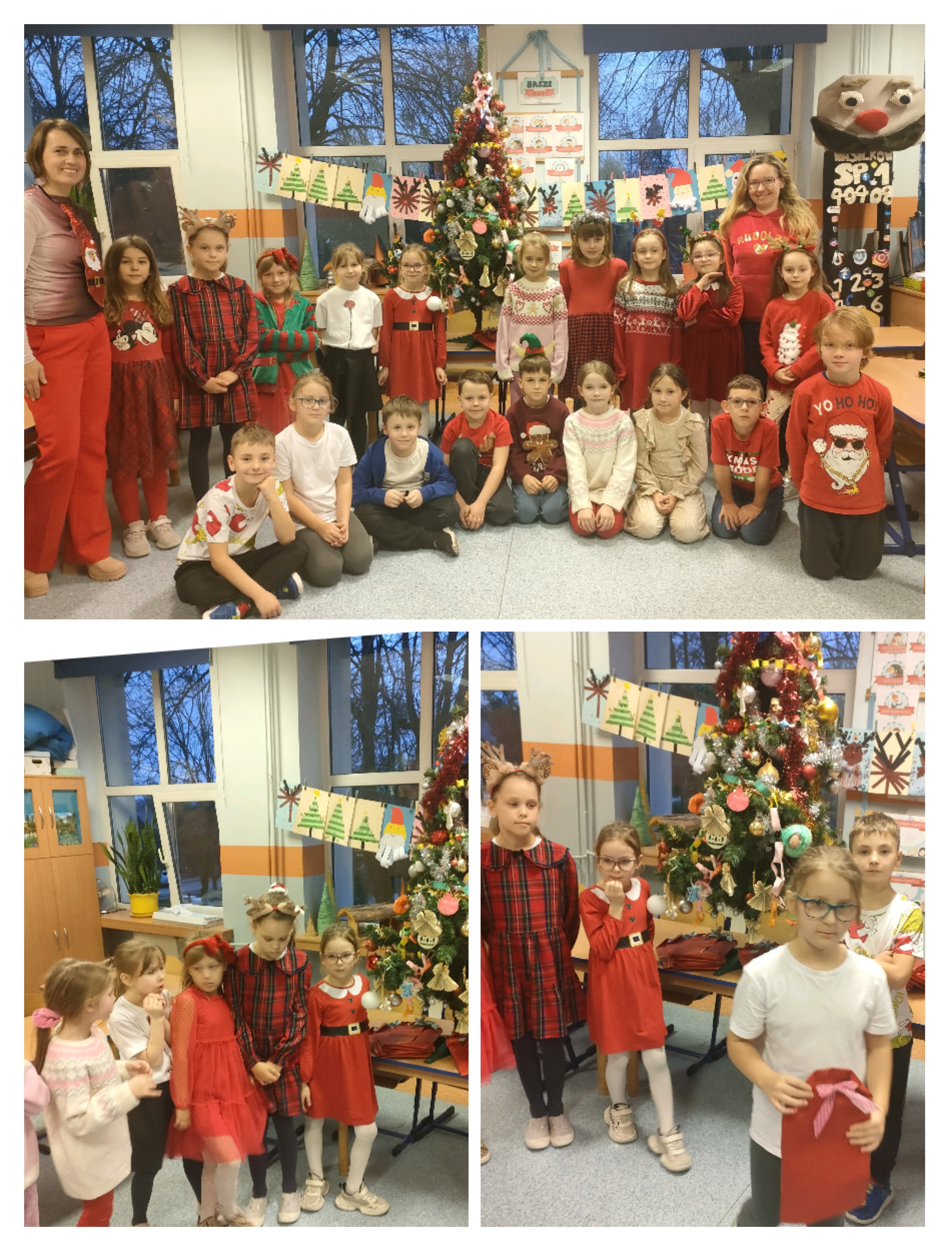 Mikołajkowy zawrót głowy w klasie 1B