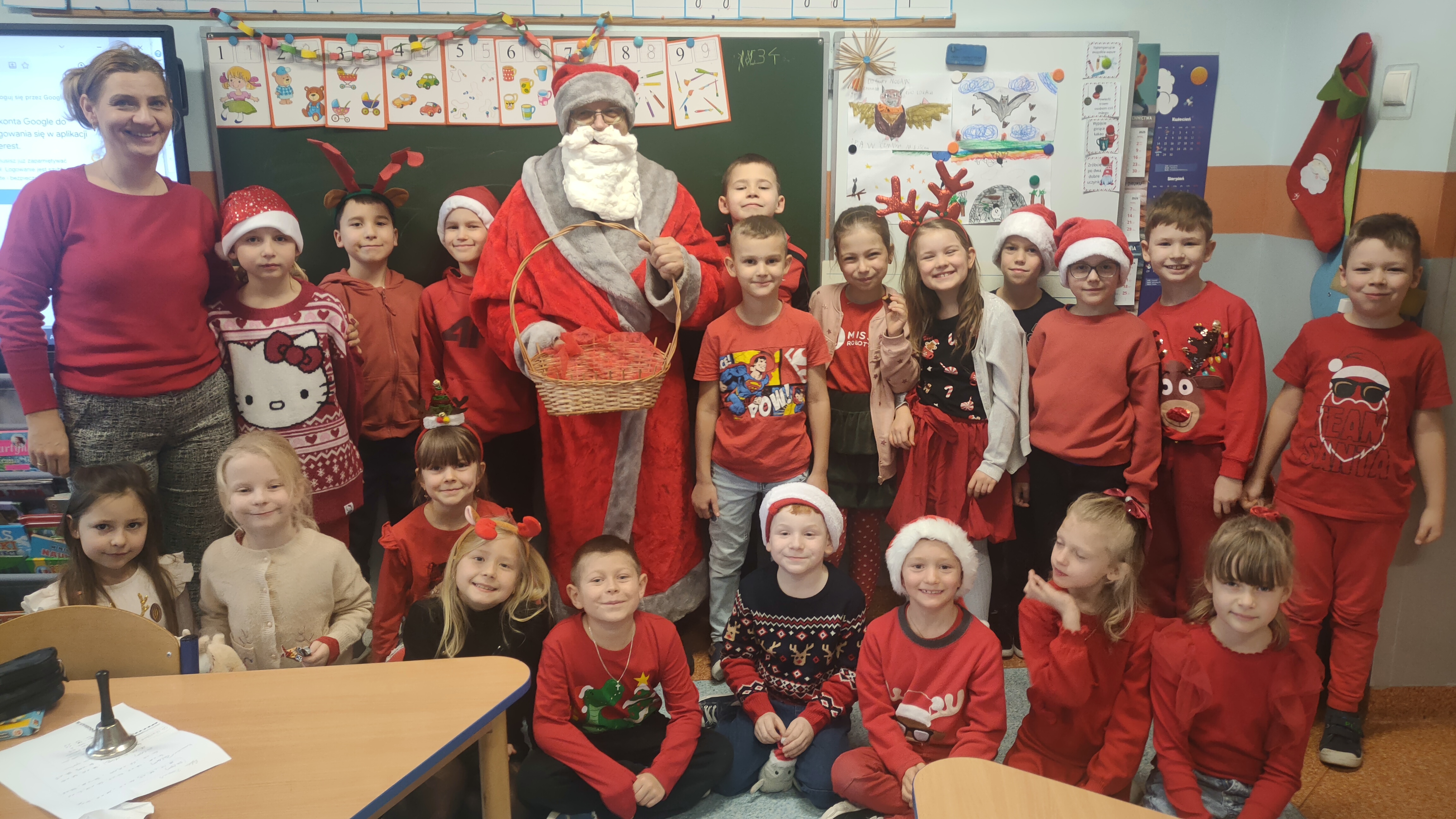 Mikołajki w klasie 1A