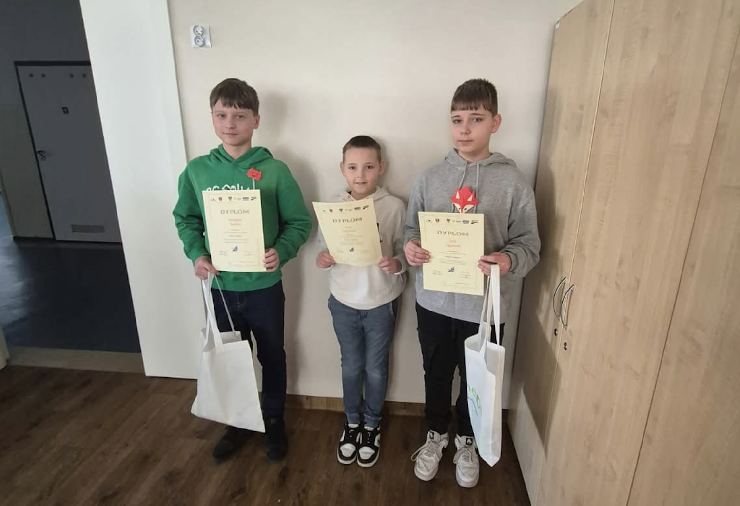 Laureaci regionalnego konkursu Mistrz Origami