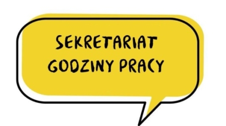 Zmiana godziny pracy sekretariatu 