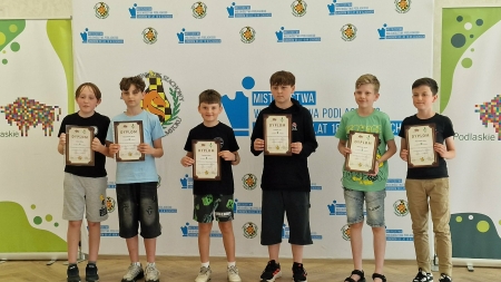 Sukcesy szachowe naszych uczniów w mistrzostwach województwa podlaskiego