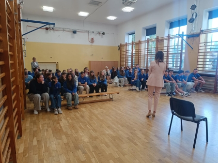 Spotkanie z Panią Sędzią Iwoną Hulko w ramach Tygodnia Przeciwdziałania Przemocy Rówieśnic